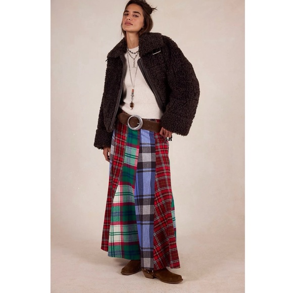 NWT Free People Jolie Oversized Teddy Jacket Deep Fudge Brown XS - Picture 11 of 12